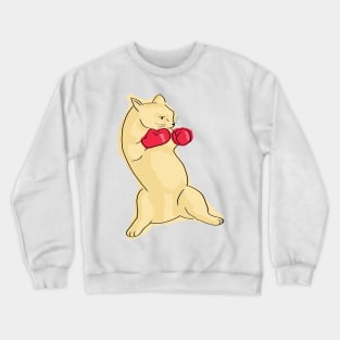 My cat is a boxer Crewneck Sweatshirt